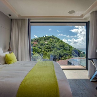 Bedroom at WV SAH, Corossol, St. Barthelemy
