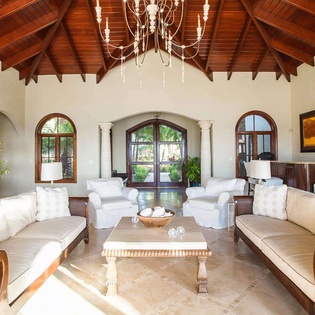 Living Room at AXA CAS, Little Bay, Anguilla