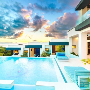 Villa Pool at TC WIN, Turtle Tail, Turks & Caicos