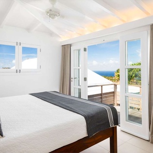 Bedroom at WV VNA, Vitet, St. Barthelemy