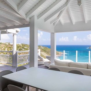 Terrace at WV MLA, Marigot, St. Barthelemy