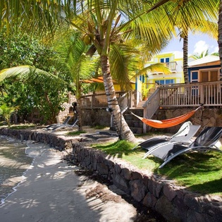 Beach at WV BEA, Marigot Beach, St. Barthelemy