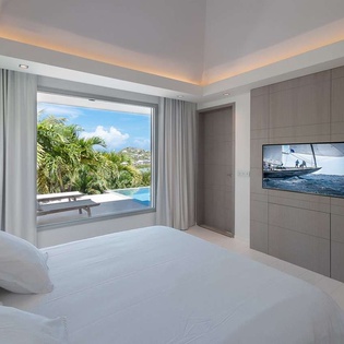 Bedroom at WV CBA, Grand Cul de Sac, St. Barthelemy