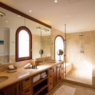 Bathroom at SXM BET, Hillside/Terres Basses, St. Martin