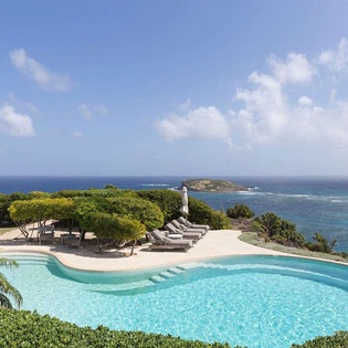 Villa Pool at WV JAY, Mont Jean, St. Barthelemy
