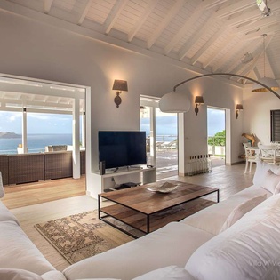 Living Room at WV IEW, St. Jean, St. Barthelemy