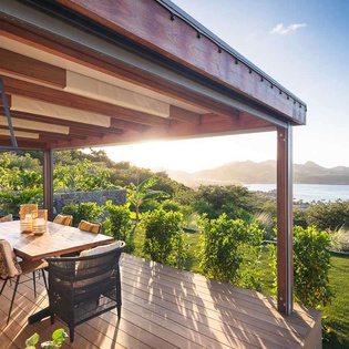 Veranda at WV CTH, St. Jean, St. Barthelemy