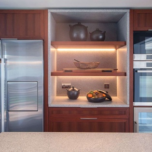 Kitchen at WV PIN, Pointe Milou, St. Barthelemy