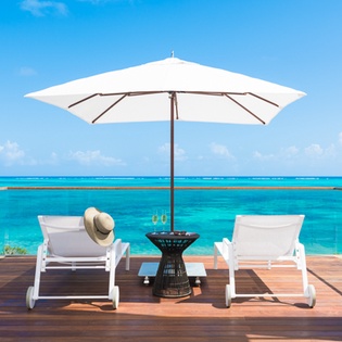 Terrace at TC BEB5, Babalua Beach, Turks & Caicos