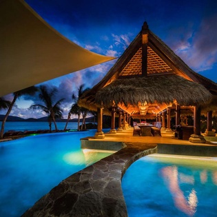 Villa Pool at NEC GRH, Necker Island, Necker