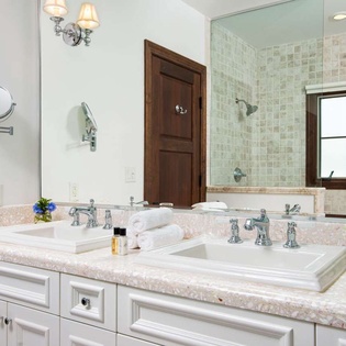 Bathroom at IE BAR, Thompson Cove, Turks & Caicos