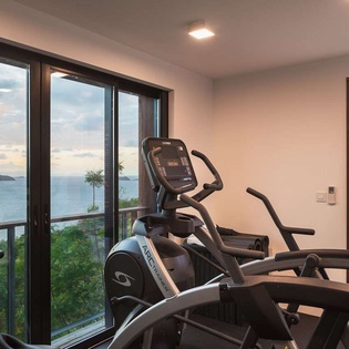 Gym at WV CAA, Pointe Milou, St. Barthelemy