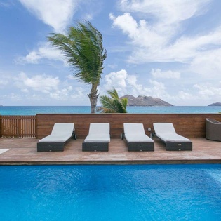 Villa Pool at WV VDD, Flamands Beach, St. Barthelemy