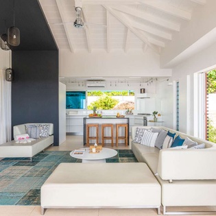 Living Room at WV BEL, Vitet, St. Barthelemy