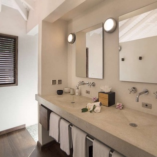 Bathroom at WV BIB, Vitet, St. Barthelemy