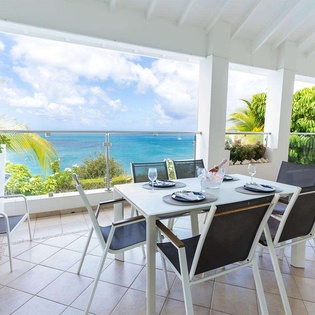 Terrace at PIE BLS, Happy Bay, St. Martin
