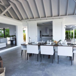 Dining Room at WV ABB, Vitet, St. Barthelemy