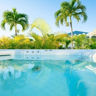 Villa Pool at WV BYZ, Colombier, St. Barthelemy