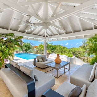 Terrace at PIE LAN, Hillside/Terres Basses, St. Martin