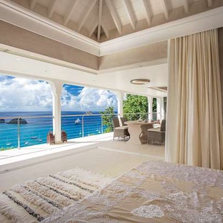 Bedroom at WV SHE, Corossol, St. Barthelemy
