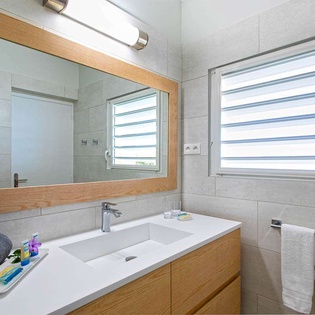 Bathroom at PIE FAL, Hillside/Terres Basses, St. Martin
