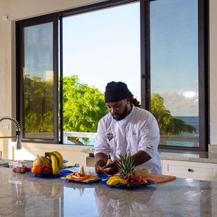 Dining Room at AXA SBH, Little Bay, Anguilla