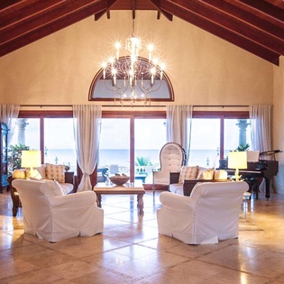 Living Room at AXA CAS, Little Bay, Anguilla