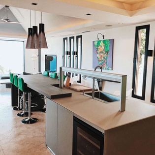 Kitchen at WV JSA, Lurin, St. Barthelemy
