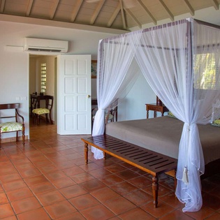 Bedroom at WV CAR, Lorient, St. Barthelemy