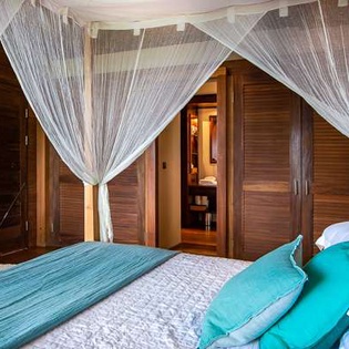 Bedroom at WV AMA, Pointe Milou, St. Barthelemy
