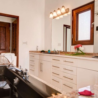 Bathroom at AXA WAV, Shoal Bay East, Anguilla