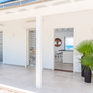 Terrace at WV VOB, St. Jean, St. Barthelemy