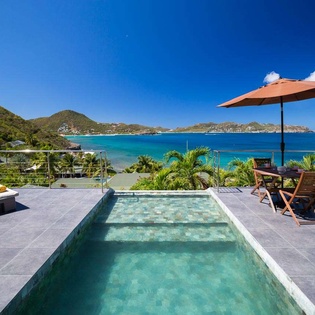 Villa Pool at WV AUS, Pointe Milou, St. Barthelemy