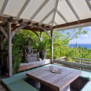 Terrace at WV KDY, Marigot, St. Barthelemy