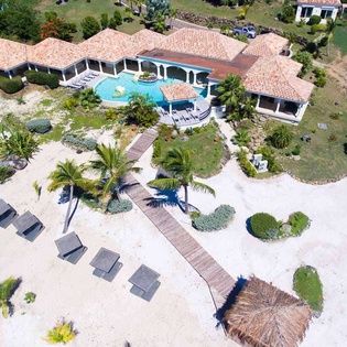 Aerial photo of PIE LAS, Simpson Bay Lagoon, St. Martin