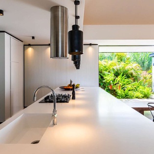 Kitchen at WV VIP, Pointe Milou, St. Barthelemy