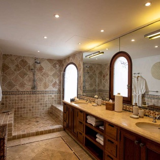 Bathroom at SXM BET, Hillside/Terres Basses, St. Martin