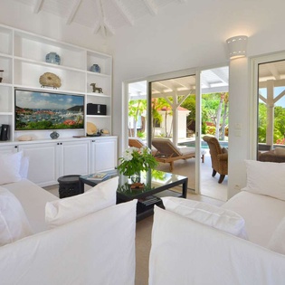 Living Room at WV KRL, St. Jean, St. Barthelemy