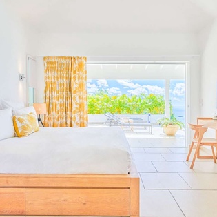 Bedroom at WV ANK, Colombier, St. Barthelemy