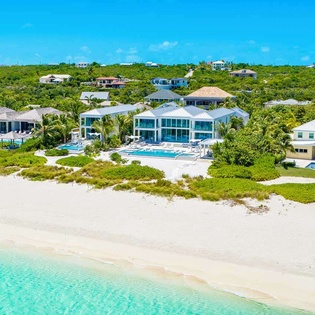 Aerial photo of TC SCL, Grace Bay/Beachside, Turks & Caicos