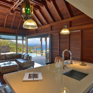 Kitchen at WV MJS, Flamands, St. Barthelemy