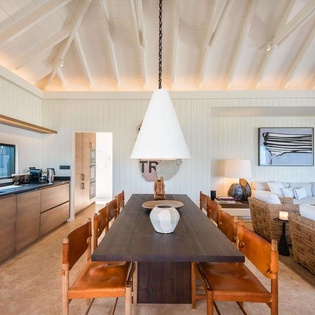 Dining Room at WV MNT, Pointe Milou, St. Barthelemy