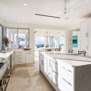 Kitchen at AXA KAN, West End, Anguilla