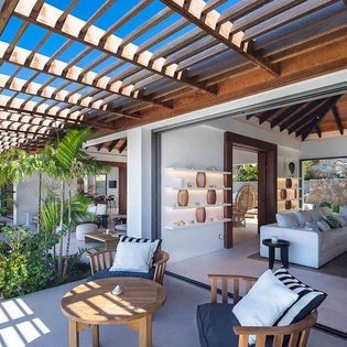 Terrace at WV LER, Colombier, St. Barthelemy