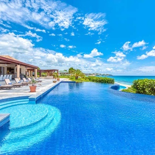 Villa Pool at PIE CDP, Beach Side/Baie Longue, St. Martin