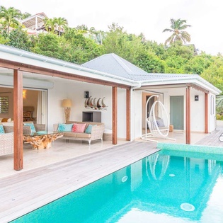 Villa Pool at WV ISI, St. Jean, St. Barthelemy
