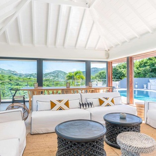 Living Room at WV FLY, Anse des Cayes, St. Barthelemy
