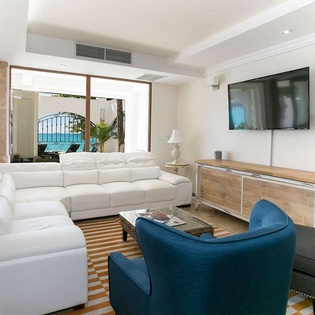 Living Room at PIE VIT, Simpson Bay Lagoon, St. Martin