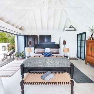 Bedroom at WV KAM, Marigot, St. Barthelemy