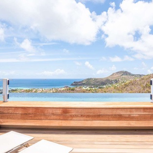 Deck at WV BST, Lurin, St. Barthelemy